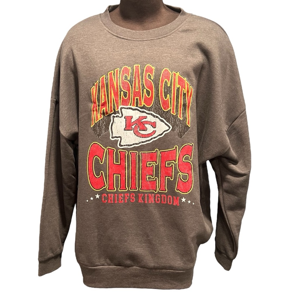 Women's Gameday Couture NFL Kansas City Chiefs Fleece Pullover Sweatshirt XXL